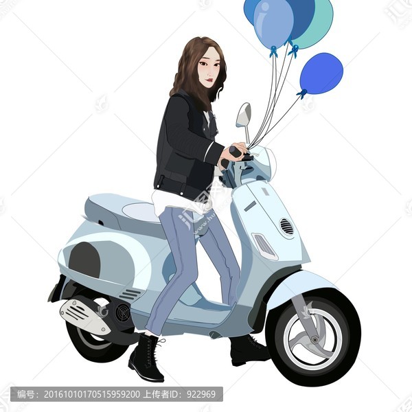 機(jī)車女孩,美女,都市女孩