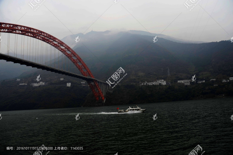 长江三峡风景,巫山