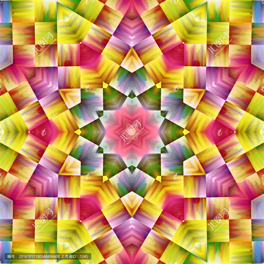 幾何拼貼圖案