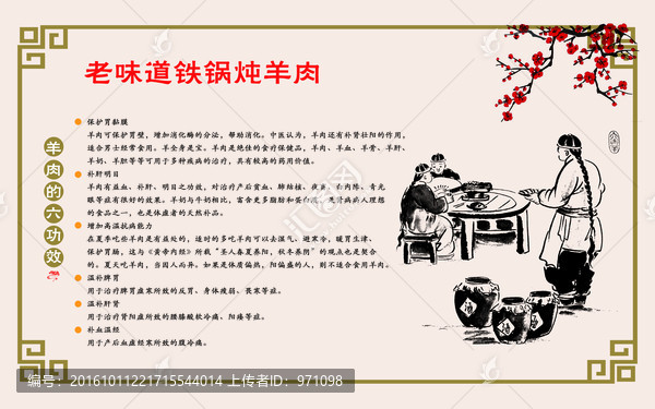 海報(bào)羊肉6功效