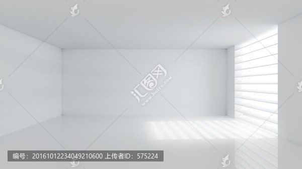 白色廣告展廳
