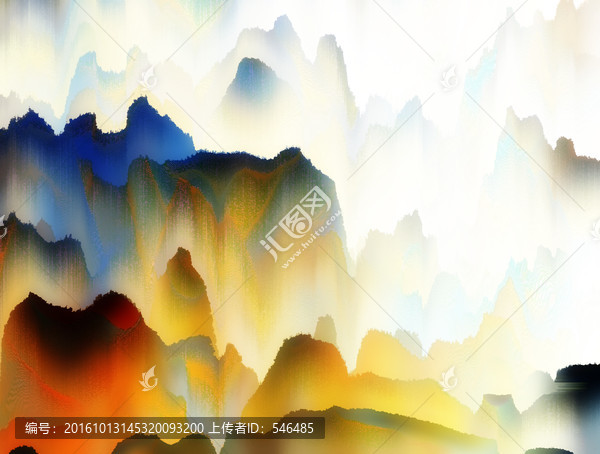 重墨,萬山朝拱,高清,合層