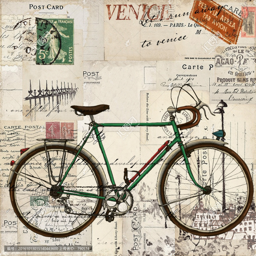 自行车,欧美风格,单车,小汽车