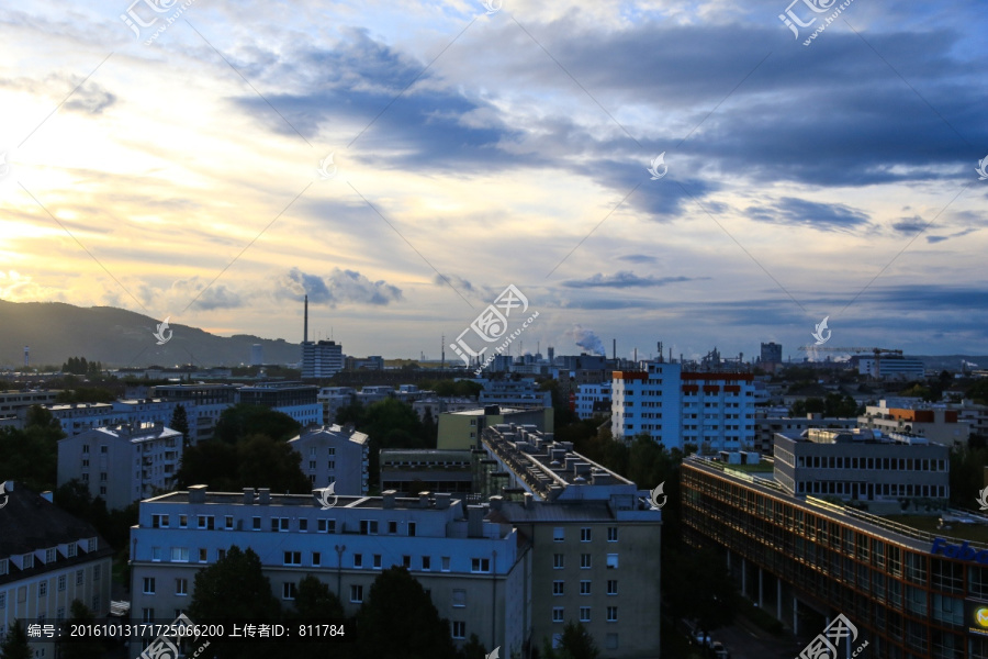 欧洲奥地利北部城市林茨