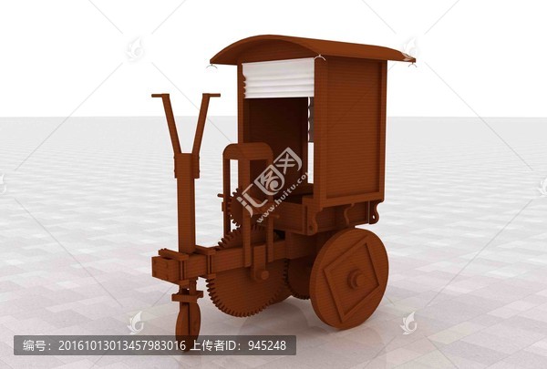 防腐木售貨車
