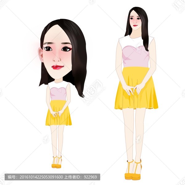 都市女孩,卡通美女,時尚女孩