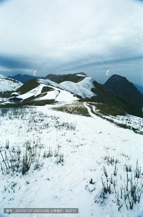 雪景,菲林底片扫描