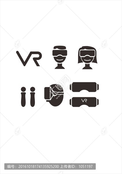 VR矢量图标