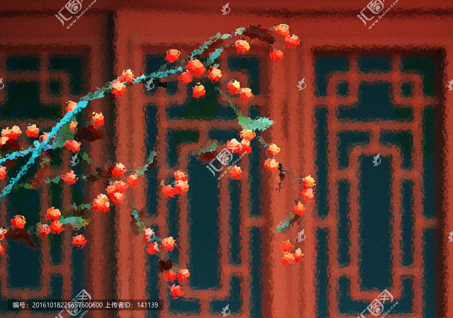 花卉油畫