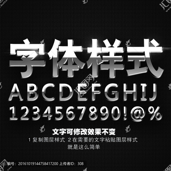 字體