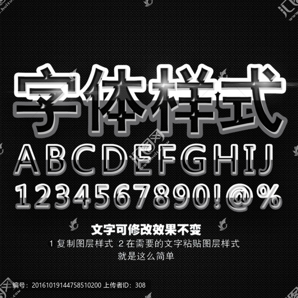 字體