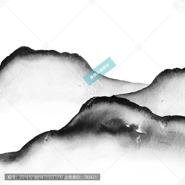 靈動(dòng)水墨素材