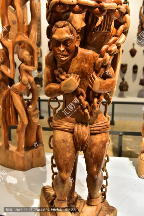 贩卖黑奴,,多哥埃维族木雕