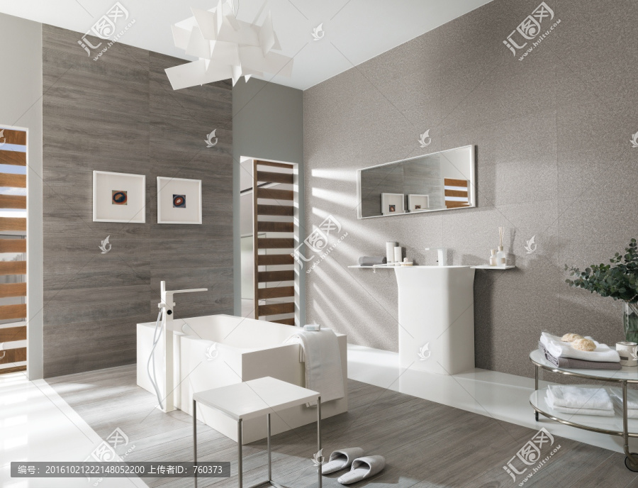瓷砖场景之现代浴室