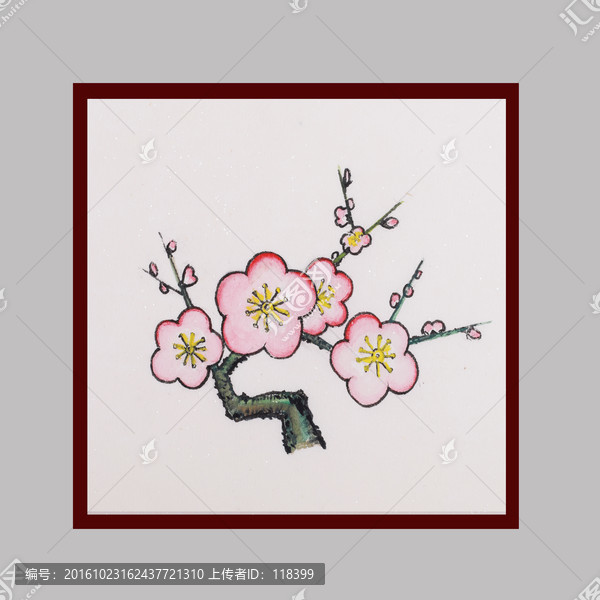 簡筆畫桃花