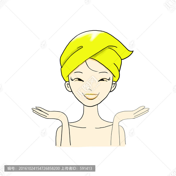 化妝的女人