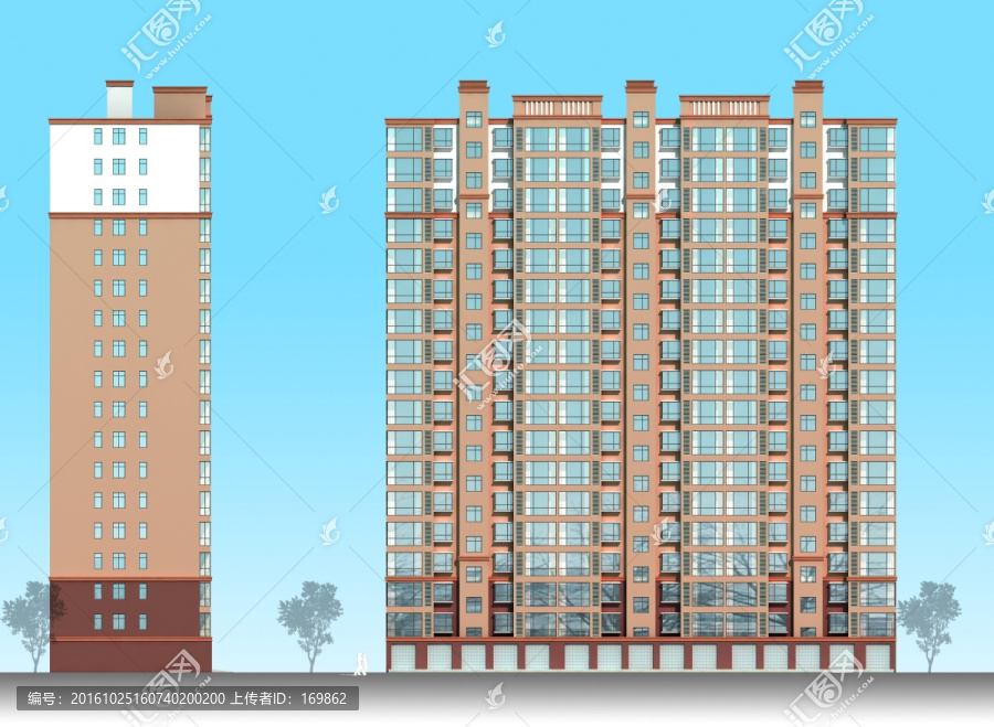 住宅樓立面圖