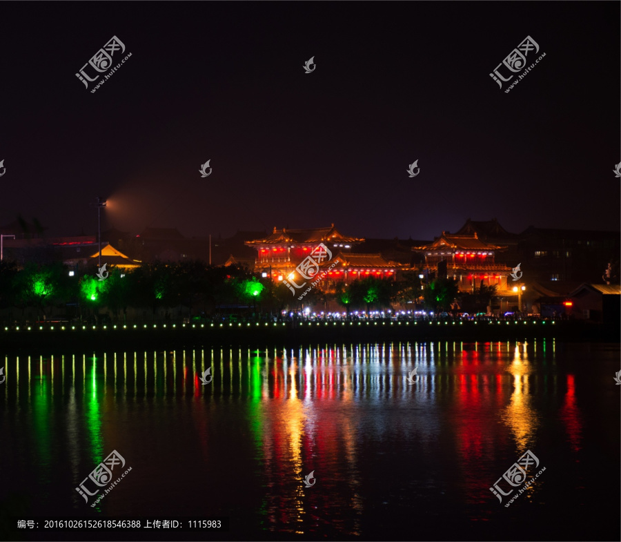 开封龙亭景区夜景