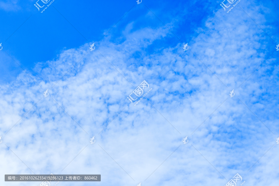 卷积云,蓝天白云,天空云彩