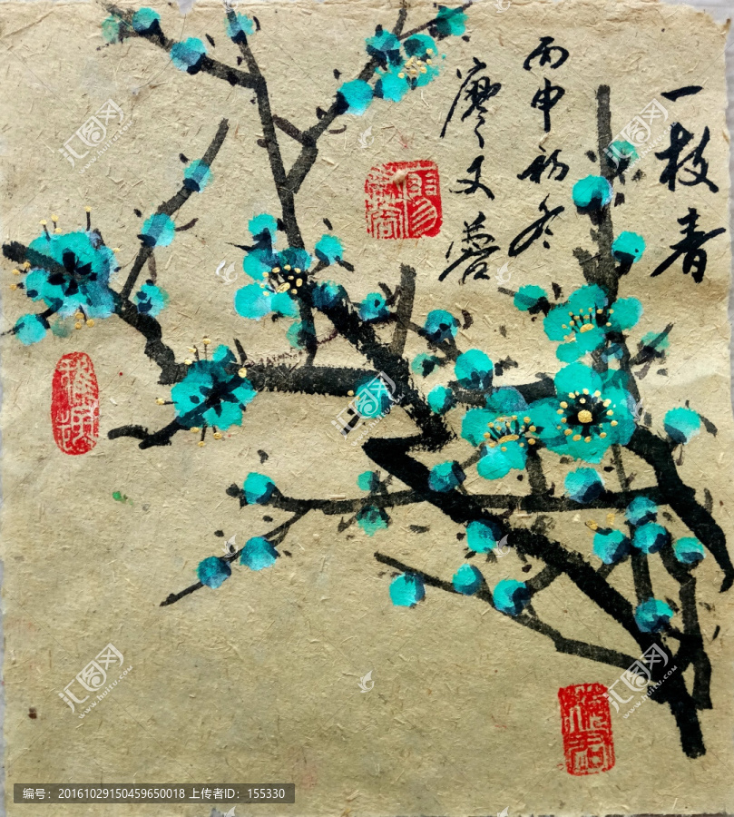 中國畫梅花