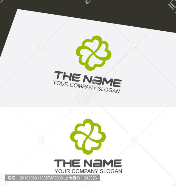 四葉草元素LOGO標志