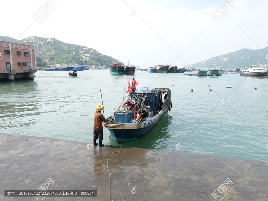 渔港,上川岛,码头,渔船