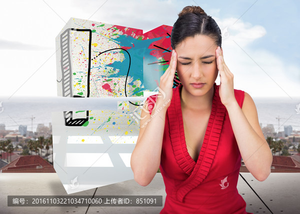 頭疼的女人