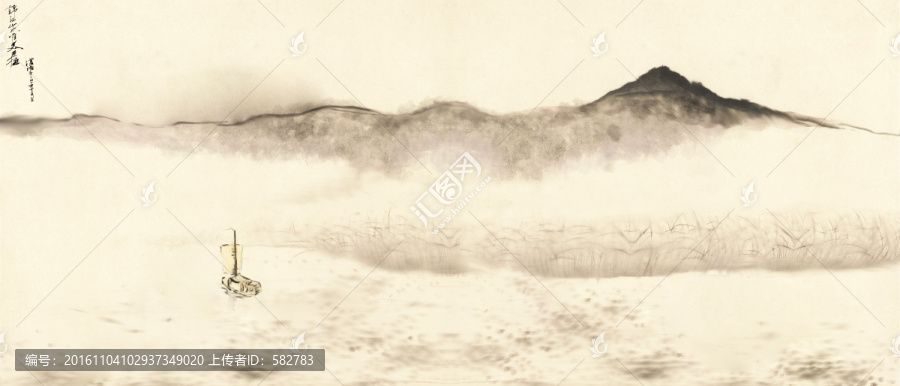 水墨山水畫,原創(chuàng)未分層