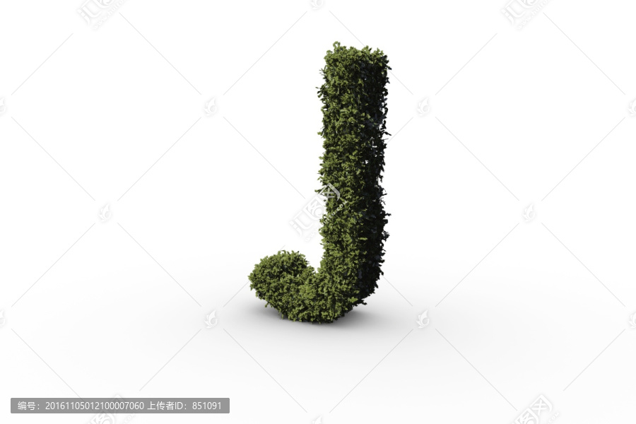 葉子制作的字母