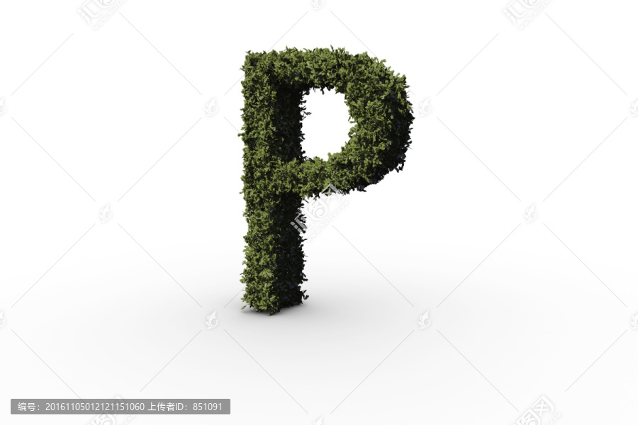 葉子制作的字母