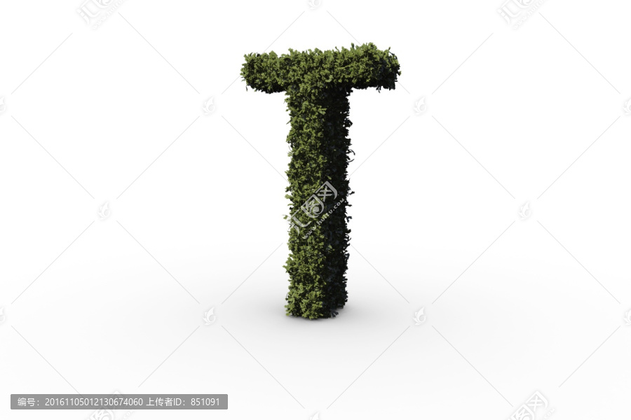 葉子制作的字母