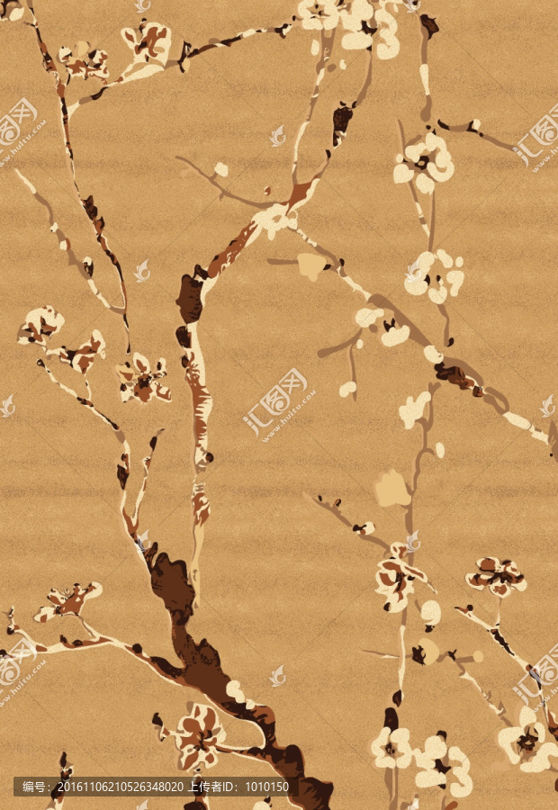 水墨梅花客房設(shè)計(jì)