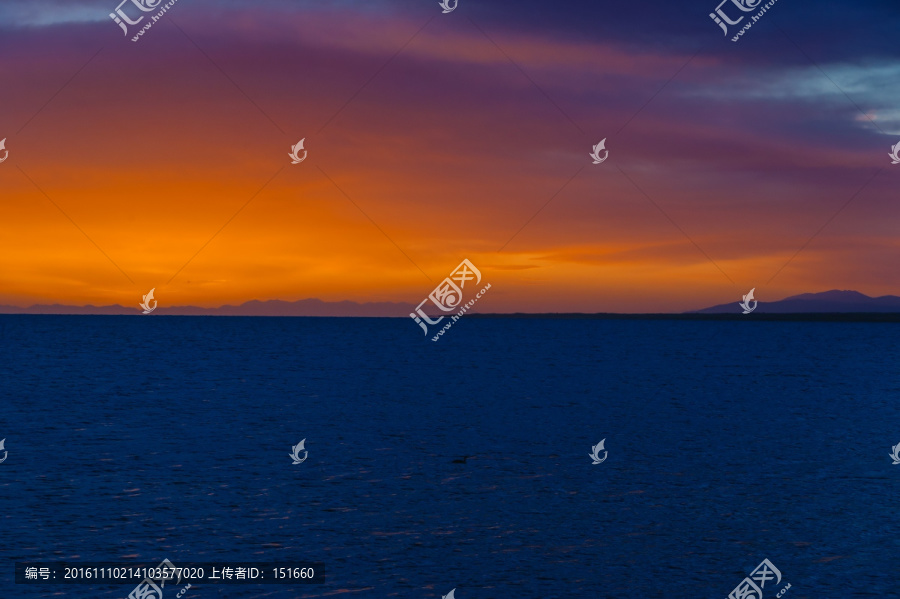 青海湖日出