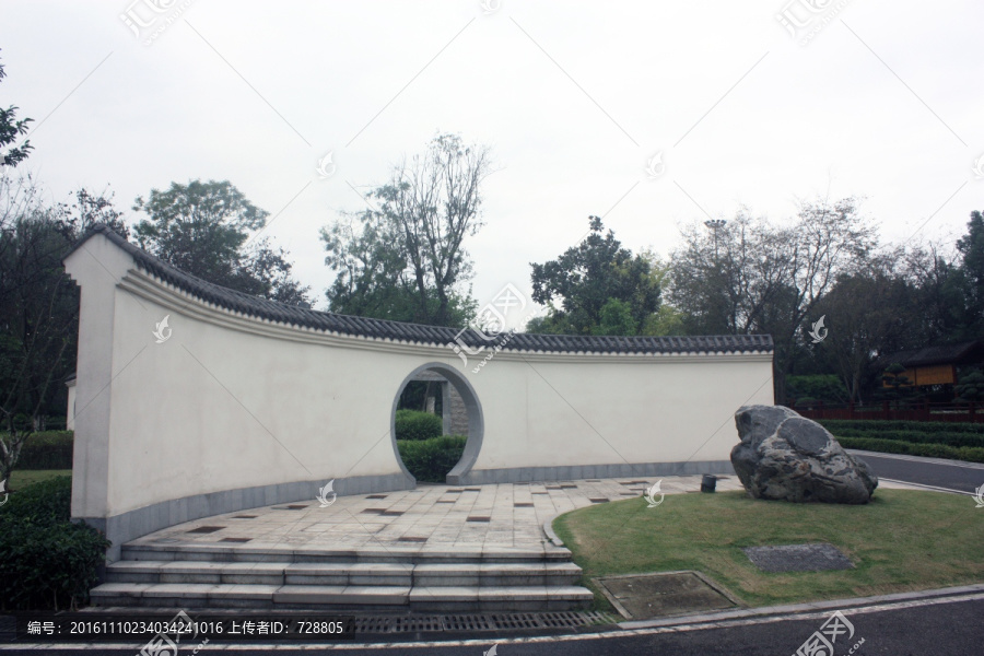 中式景观墙