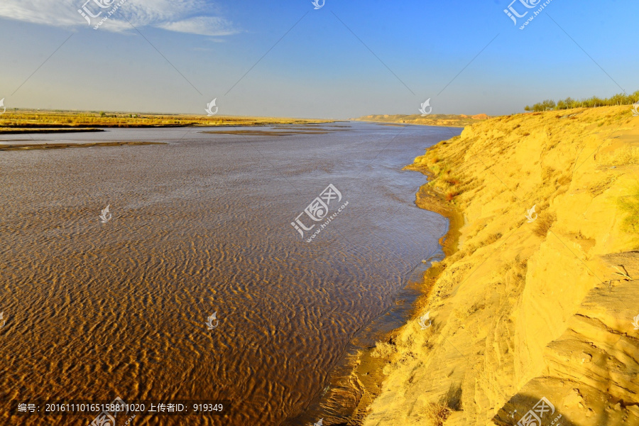 沙漠,黄河