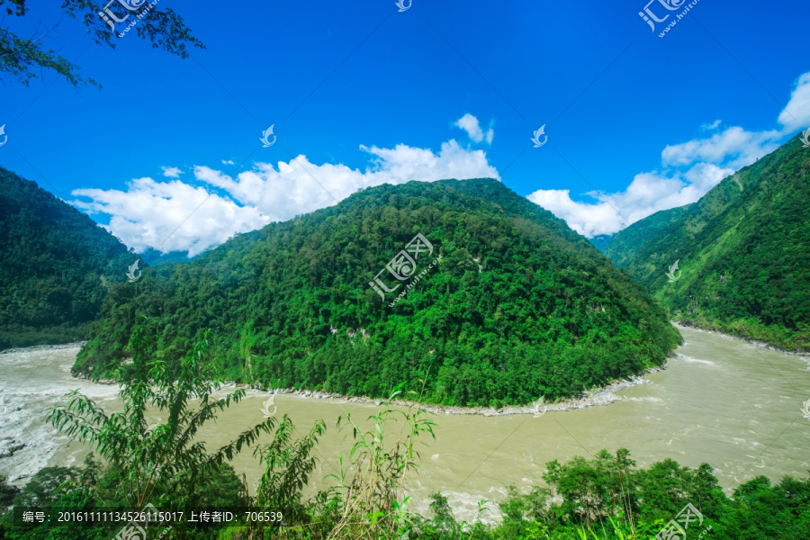 雅鲁藏布大峡谷,山水风光