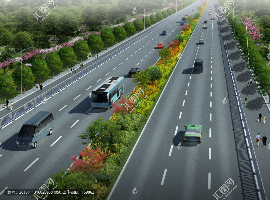 道路效果圖