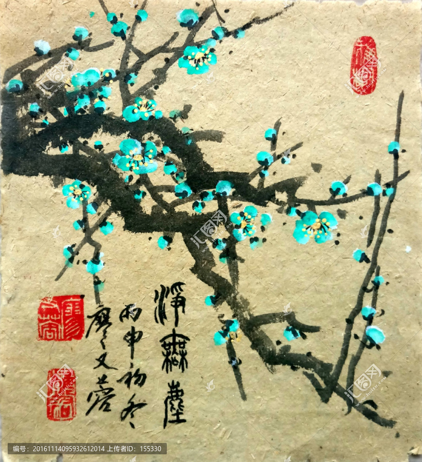中國畫梅花