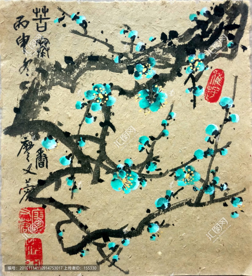 中國畫梅花