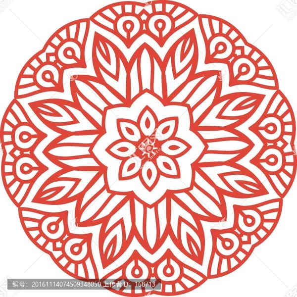 經(jīng)典矢量花紋