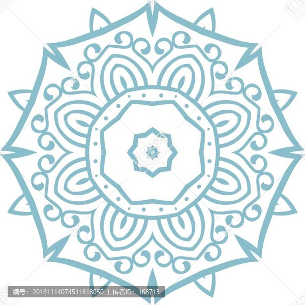 經(jīng)典矢量花紋