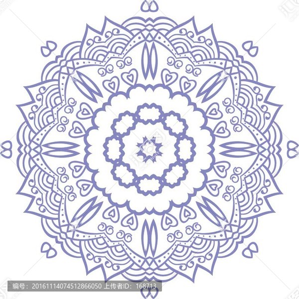 經(jīng)典矢量花紋