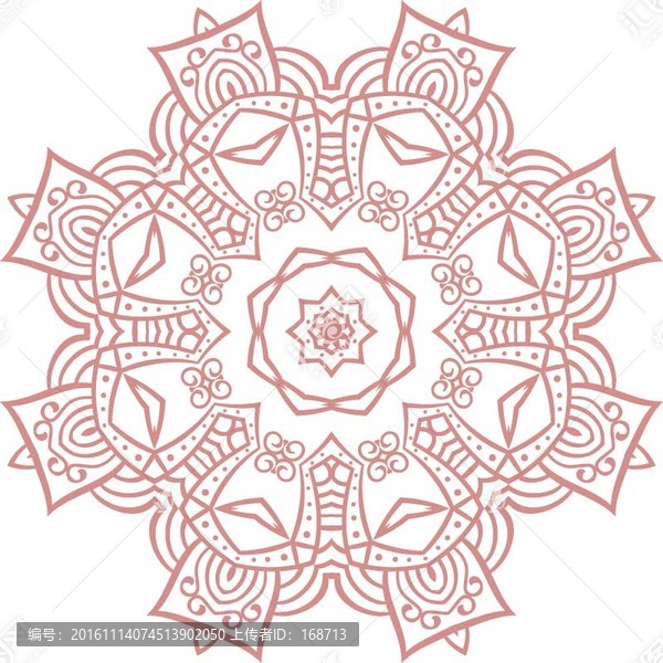 經(jīng)典矢量花紋