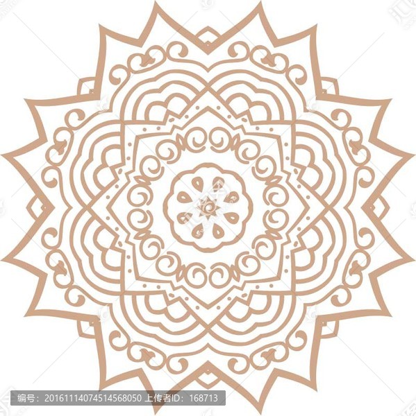 經(jīng)典矢量花紋