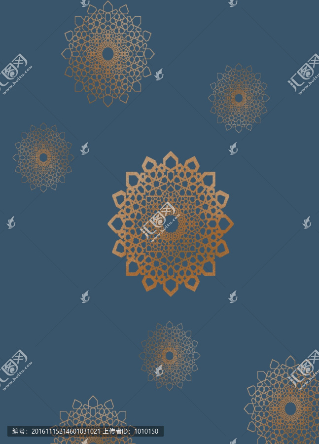 宴會(huì)廳對(duì)稱(chēng)花卉現(xiàn)代設(shè)計(jì)
