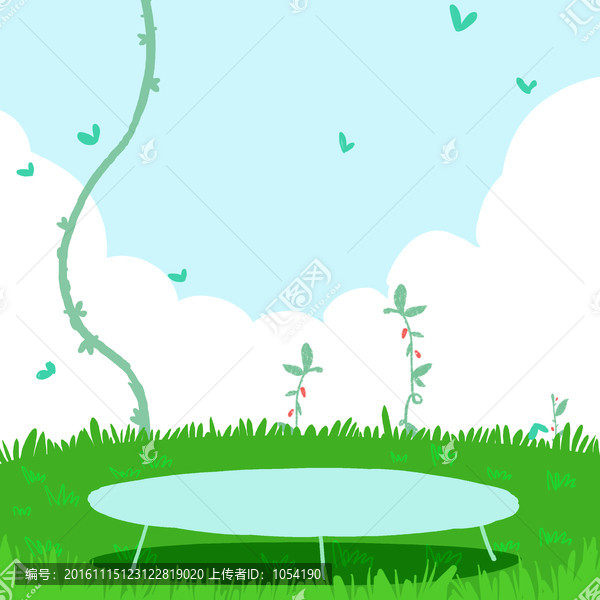 背景草地