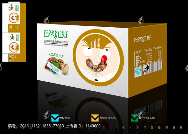 干果,創(chuàng)意,食品,包裝箱設(shè)計