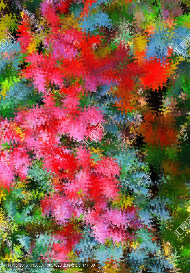 秋葉油畫