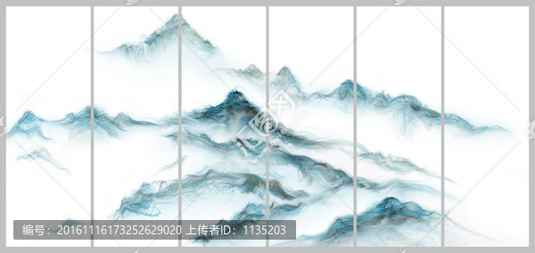抽象山水畫