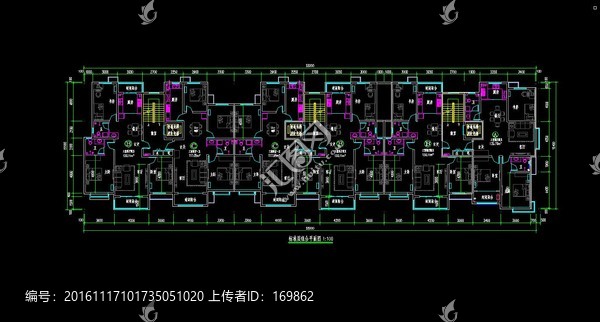 住宅樓平面圖CAD平面